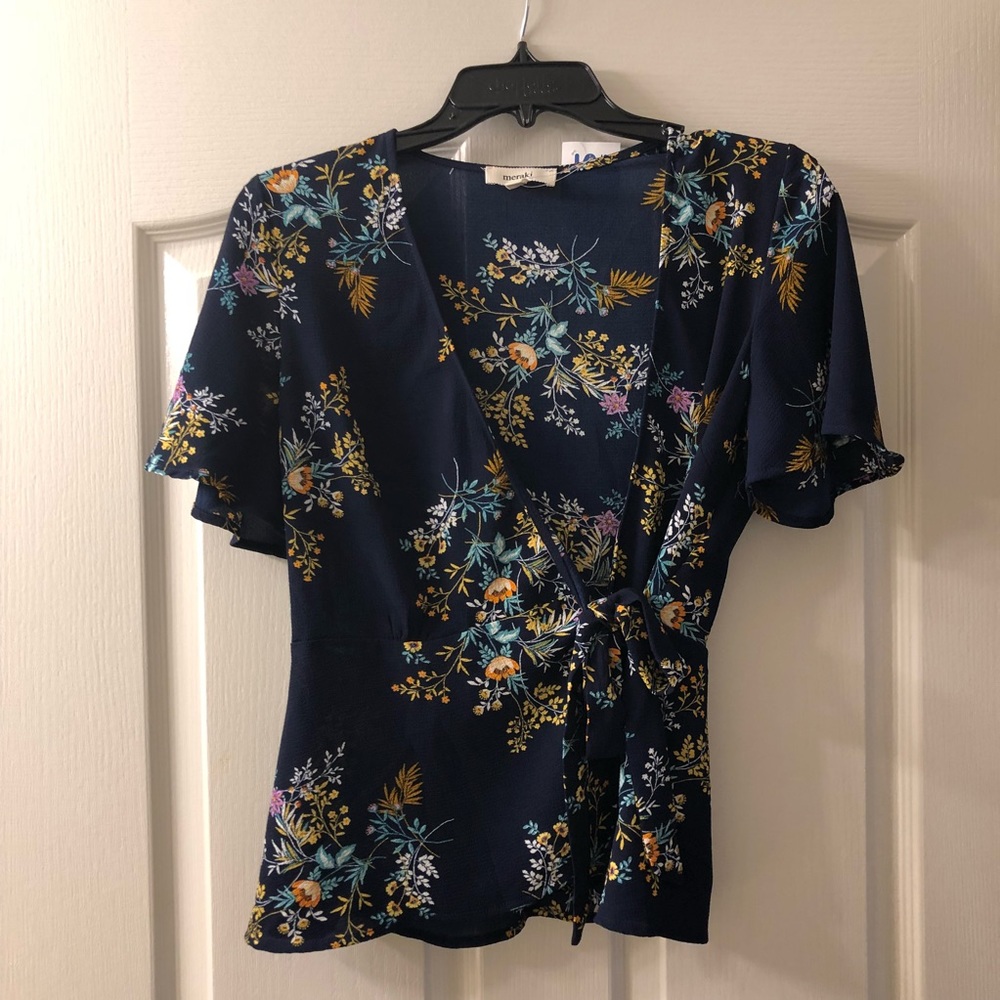 Wrap blouse